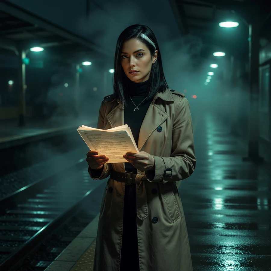 Noir detective, scene 1