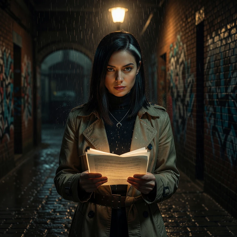 Noir detective, scene 4